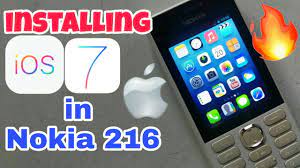 There's an app (or several apps) for that. Installing Ios In Nokia 216 In Hindi Youtube