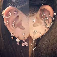 pin by tk mami on 着物ファッション unique ear piercings ear jewelry unique earrings