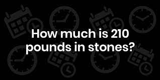You can use the stones to pounds unit converter to convert from one measurement to another. 210 Lbs To Stone 210 Pounds Equals How Many Stones