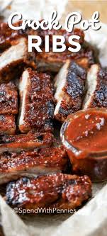 Heat the roasting pan or a separate pan on the stove until hot with a little oil. Crock Pot Ribs Spend With Pennies