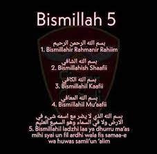 Cinler ve şeytanları önlemek 2. Keutamaan Bismillah 5 Kutipan Agama Agama Membaca