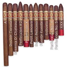 Cigar Size Chart Arturo Fuente Opus X Toasted Foot