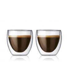 They also make cups and glasses for coffee. Bodum Double Wall Glasses Pavina 2 Pieces Set 0 08 L
