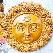 Buy Generic 'Vastu Sun' Handmade Terracotta Clay Figurine for Home and  Temple (6 inch, Mud Brown) Online at Low Prices in India