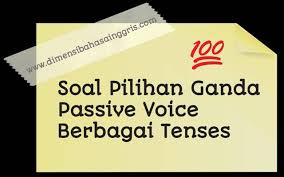 (c) an english course has been taken by sam. Soal Passive Voice Pg Berbagai Tenses Dimensi Bahasa Inggris