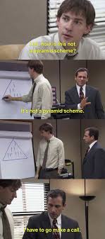 When Michael Realized He Had Made A Terrible Financial Mistake Office Jokes The Office Seasons The Office Season 2