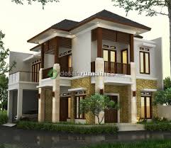 Desain rumah modern 2 lantai bapak ricky di bekasi. Desain Rumah Hook 2 Lantai 200 Meter Cek Bahan Bangunan