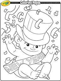 Or rather how it suppose to be after you finish painting all the marvelous pictures we've gathered here for you. Baby New Year On Crayola Com New Year Coloring Pages New Years Coloring Pages New Years Coloring Page