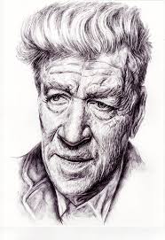 Portrait of David Lynch. Ballpoint pen, A3 paper