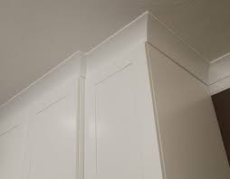 Make sure the pieces are together and in place snugly. Extending Kitchen Cabinets To Ceiling American Wood Reface