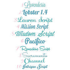 Best Cutable Cursive Fonts For Silhouette And Eclips Free Cursive Fonts Best Cursive Fonts Silhouette Fonts