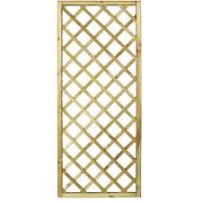 Panneau Treillis Bois Ajoure Sonato L 60 Cm X H 180 Cm Naturel Treillis Bois Panneau Treillis Treillis