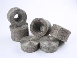 Knitted wire mesh is a metal wire strand knitted into a mesh structure in very much the same way as sweaters. Compressed Knitted Mesh Used For Filtering Shielding Sealing