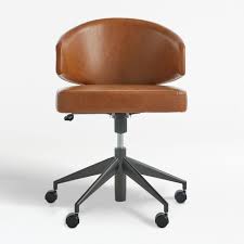 lincoln round office chair reviews crate and barrel in 2021 office chair chair leather desk