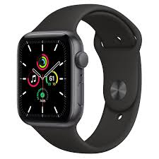 Apple Watch Se Gps 44mm Space Gray Aluminum Case With Black Sport Band Regular Apple Ph