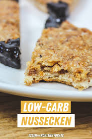Low Carb Nussecken Rezept Low Carb Rezepte Backen Ohne Kohlenhydrate Rezepte