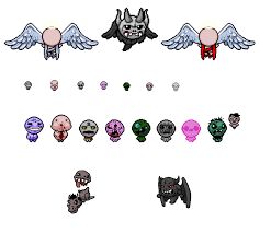 The Binding of Isaac: Mini Boss Sheet by TheBilghtedOvum