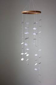 Star Mobile White Star Mobile Modern Baby Crib Mobile White Star Galaxy Free Shipping Etsy Diy Baby Stuff Star Mobile Modern Baby Cribs