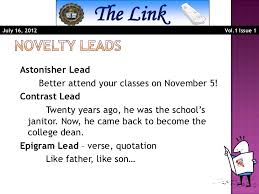An example of a national news article would be an article on the u.s. Campus Journalism News Writing