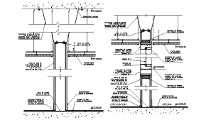 Privacy, acoustic partition walls may also be glazed. Autocad Drawing Of Wall Partition Detail Cadbull