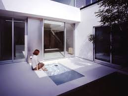 You get two useable spaces! House With Tiny Pool By Nrm Architects Office Moco Loco