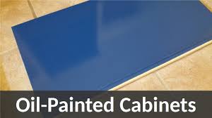 He's refinished many kitchen cabinets and likes it so i trust his judgement. How To Apply Oil Based Paint On Built In Cabinets Sunnysideupstairs Youtube
