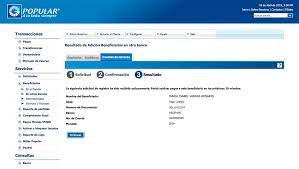 A través de internet banking usted podrá realizar pagos desde sus cuentas o tarjetas de crédito, de forma segura y confiable, a una gran. Popular En Linea Internet Banking Cajeros Automaticos App Popular Tpago Telebanco Banco Popular