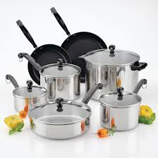 Farberware has brought performance, convenience and reliability to countless kitchens for over a century. Farberware Classic Series Ii Stainless Steel 12 Piece Cookware Set Walmart Com Walmart Com