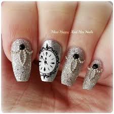 Bright Colors For New Year Nails 2019 Clock Design New Years Nail Art New Years Eve Nails New Year S Nails