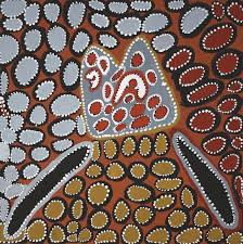 Mignonette Jamin Galamnung 2010 60 X 60 Cm Natural Ochre And Pigments On Canvas Ref 308610 Idaia International Development Of Australian Indigen