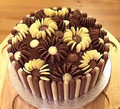 Chocolate Flower Cake Birthday Cake Chocolate Cake Recipes Chocolate Fudge Cake