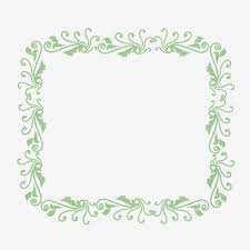 Dark Green Floral Border Dark Green Border Cartoon Border Beautiful Border Png Transparent Clipart Image And Psd File For Free Download Floral Border Design Floral Border Floral