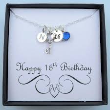 40th Birthday Present Ideas For Her Jewellery The Perfect 16th Birthday Gift This Necklace Is Made From All Sterling Silver And F 16th Birthday Gifts For Girls 16th Birthday Gifts Birthday Gifts For Teens