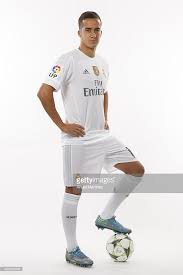 Lucas Vazquez of Real Madrid poses during the official portrait...