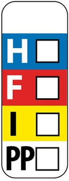 For blue, the nfpa and hmis rating systems are the same. Hmis Color Bar Nfpa Write On Warning Label