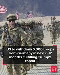 LinkInBio] 🇺🇸⚔️ Troop movements send a message 💬 The Pentagon confirms  that 5,000 US soldiers will withdraw from Germany within a year, aligning  with President Trump's push amid tensions over the Iran