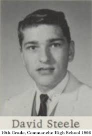 David's father is buried in Highland Cemetery, and David spent most of his  life in Gladwin County. Killed-In-Action: VIETNAM: US MARINE CORPS, PFC  David Mark Steele, 2456150, Born: 20 Apr 1950, Commanche