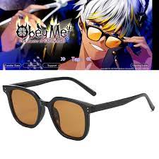 Anime Obey Me Mammon Cosplay Eyewear Eyeglasses Anime Eye Glasses Halloween  Cosplay Costume Accessory - AliExpress