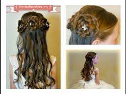 Lots Of Pretty Braided Hairstyles And Updos For Special Occasions I Am Going To Do The The Bra Flower Girl Hairstyles Pretty Braided Hairstyles Girl Hairstyles
