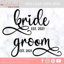Download Bride And Groom Svg Mr And Mrs Svg Wedding Svg Wedding Mask Etsy Cricut Svg Bride