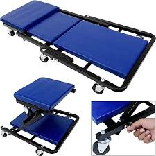 Deuba 2in1 Kfz Rollbrett Werkstatthocker Bis 150kg 6 Leichtgangige 360 Lenkrollen Werkstattliege Montageliege Rollliege Rollbrett Autos Kfz