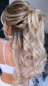 4 x research source like the classic messy bun, it works better with hair that hasn't been washed in a few days or with texturizing spray worked through the hair. Trendy Half Up Half Down Hairstyles Ponytail Half Up