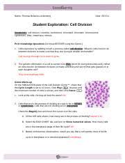 Here i will walk you through the first part of completing activity c of the cell types gizmo lab. C Based On These Two Observations Would You Say That A Cell Spends Most Of Its Course Hero