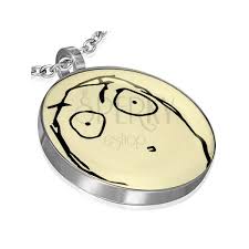 Meme Face Charm Surprised Open Mouth Jewellery Eshop Eu