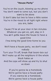 House Party By Sam Hunt Part 1 Country Song Lyrics Country Song Quotes Country Music Lyrics