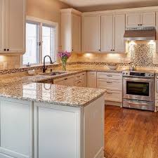 This post is in partnership with lowe's. Giallo Napoli Granite Sold At Lowes Kitchen Remodel Small Peninsula Kitchen Design Kitchen Design Small