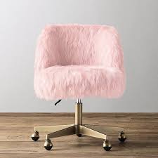 Every Girlboss Should Have This Chair Rh Rhbaby Restorationhardware Girlboss Pink Kroesserstrat Interiordesi Bedroom Desk Chair Desk Chair Fluffy Chair