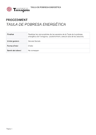 taula de pobresa energètica | cis