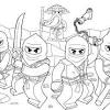 Coloriage codée ninja go : 1