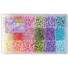 The Beadery Extravaganza Bead Box Pastel Kit 19 75 Oz 2300 Count Walmart Com Beaded Boxes Pony Beads Pony Bead Bracelets